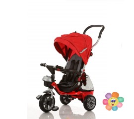 Купить детский трехколесный велосипед Turbo Trike M 2383 PU-1 (красный)